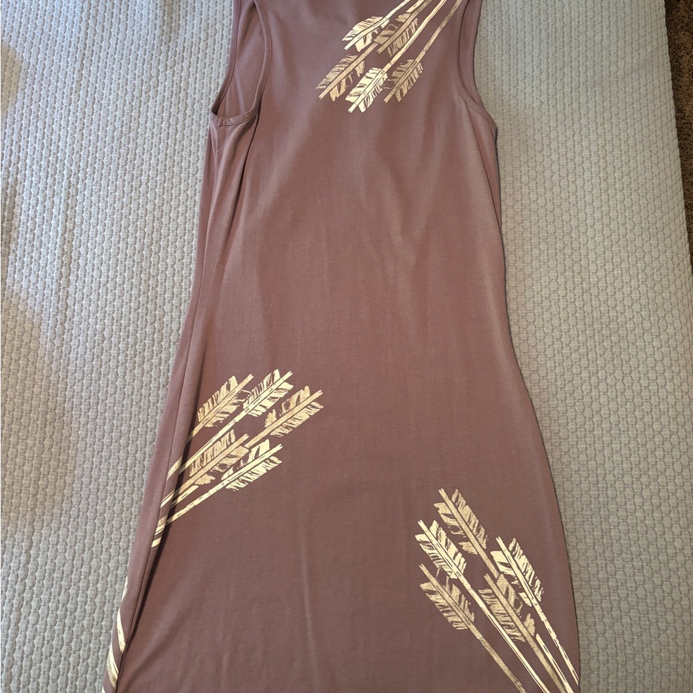Synergy Organic Clothing Pink Sheath Mini Dress - Picture 2 of 3